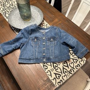 Torrid Crop Denim Jacket Size 3